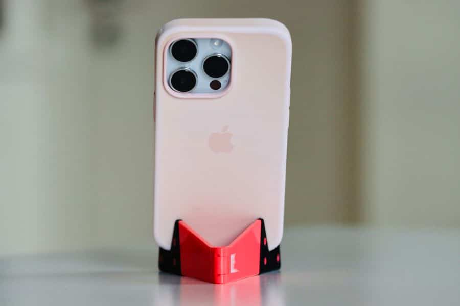 Soporte adhesivo para smartphone